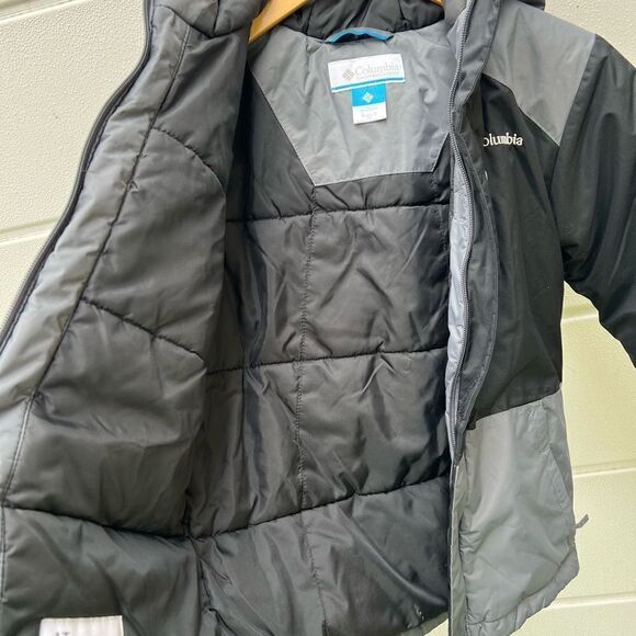 Columbia Kids' Toddler Lightning Lift Jacket Medium Black/Graphite Boys S(8) - Picture 6 of 7